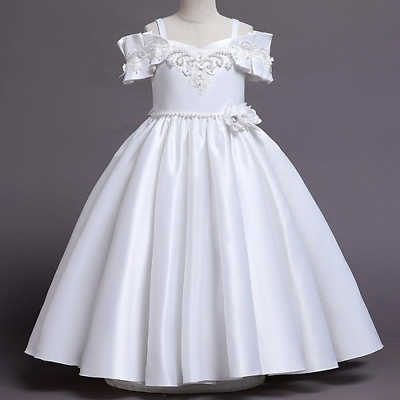 #ad 4 6 8 12Year Kid Cocktail Wedding Luxury BirthdayDresses Girl Evening Party Gown $66.24