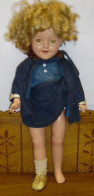 #ad ROUGH Vintage 22quot; Ideal Composition Shirley Temple Doll $89.99