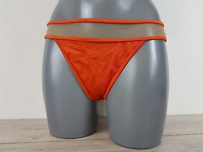 #ad ASOS Mix And Match Mesh Insert Brazilian Bikini Bottoms UK 14 B222 12 GBP 4.99