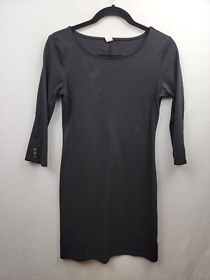 #ad Old Navy Womens Little Black Dress XS 3 4 Sleeves Pullover Adorable Fit $12.99