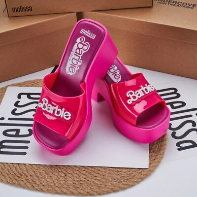 #ad Melissa Posh Barbie Stylish Summer Sandal Brand New Item Limited Edition $150.00