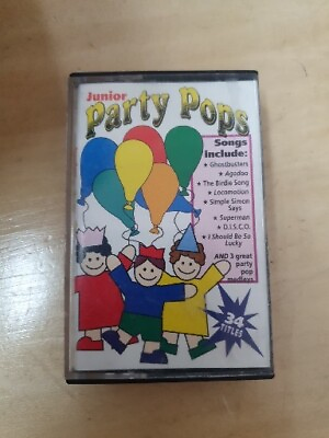 Children’s Songs Cassette quot;Junior Party Popsquot; 1991 Cassette GBP 4.75