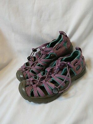 Keen Raya Size 2 Girls Youth Blue amp; Purple Outdoor Sandals 1012313 $13.95