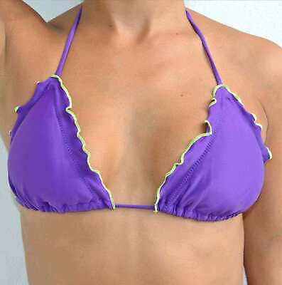 Sexy Corpo Bonito Beachwear JOA Purple Lime Cheeky Bikini Set $89.95