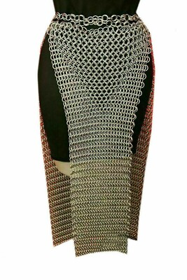 #ad 10 MM Aluminum Butted Chainmail skirt skirt length 25 inch CM012 $34.72