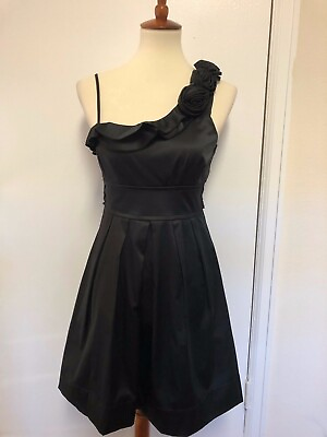 #ad Speechless Party Cocktail Black Dress Size Juniors 7 EUC $17.99