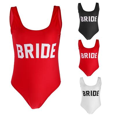 #ad Fashion Womens Bride Bodysuit Swimsuit Beachwear Monokini $10.74