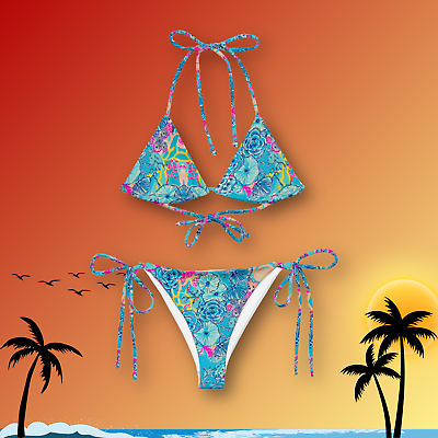 Tropical Essence: Effortlessly Chic Bikini Set for Summer $37.50