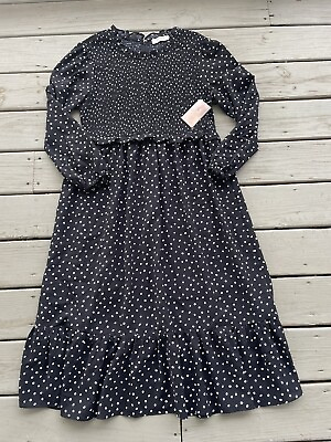 #ad New A Beautiful Soul Dress Womens Size 14 16 Maxi Dress Long Sleeve Modest $28.00