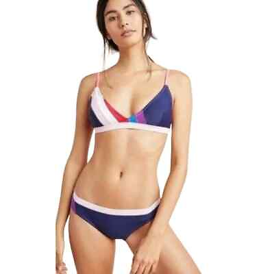 #ad Sundry 2 Piece Colorblock Bikini Size 1 Small 4 6 $32.00