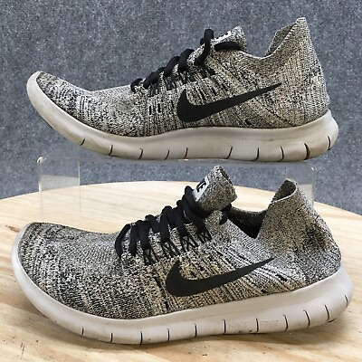 Nike Running Shoes Womens 8 Gray Free RN Flyknit 2017 Low Athletic 880843 101 $25.19