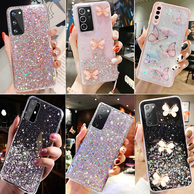 #ad For Samsung Galaxy S20 FE S21 FE 5G Case Shockproof Bling Glitter Cute Cover $7.99