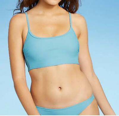 #ad #ad Xhilaration Juniors#x27; Longline Bikini Tops amp; Cheeky Bikini Bottoms Light BLUE $4.99