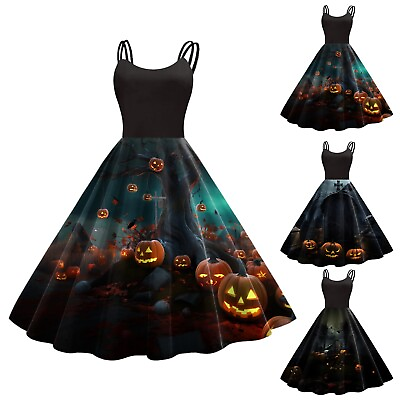 Stylish Casual Dresses for Women Women Halloween Cute Dresses for Women $21.02