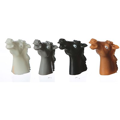 Pack of 12 Horse Finger Puppets Party Western Knights Pony Bag Fillers GBP 5.40