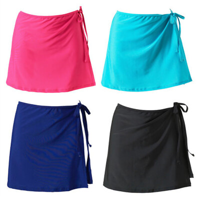 Ladies Sexy Bikini Cover Up Wrap Skirts Swimwear Beach Sarong Tennis Mini Dress $13.02