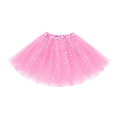 #ad Girls Tutu Skirts Star Sparkle Sequin Princess Dresses 3 Layers Ballet1829 $7.04