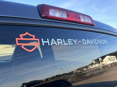 #ad #ad Harley Davidson Large 26” Rear Window Windshield Decal Sticker Fits F 150 $17.95