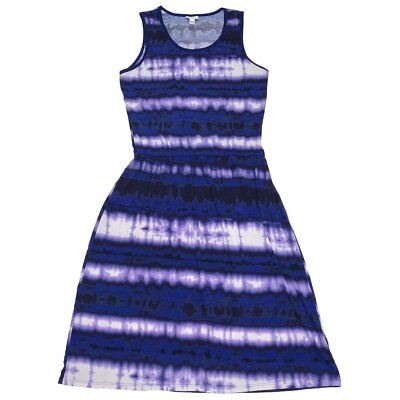 #ad NWT LulaRoe SMALL Summer Dress Solid Blurple Tie Dye 2023 Collection $25.00