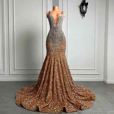 #ad 1pcs gorgeous long ball dress with a luxurious and sparkling style for girls $468.59