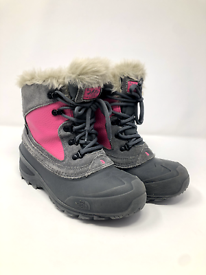 #ad THE NORTH FACE GREY amp; PINK SNOW BOOTS Women#x27;s Size US 6 SHELLISTA EXTREME $18.99