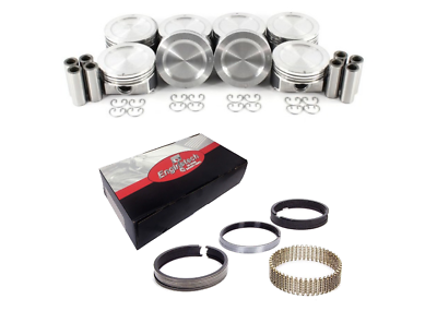 #ad Coated Skirt Dish Pistons w Moly Rings for 1999 2004 Ford Lightning 5.4L SOHC $202.00
