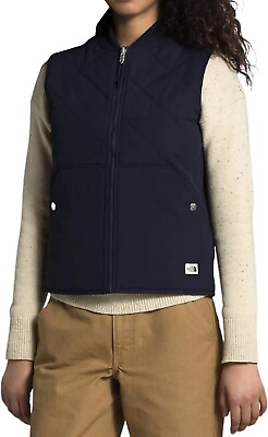 #ad The North Face Women#x27;s Reversible Cuchillo Vest Antique Navy size XL NWT $90.00