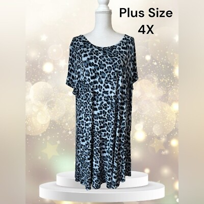 #ad * NWOT PERFECT for SPRING SUMMER ANIMAL PRINT DRESS 2X 3X 4X PLUS $25.00
