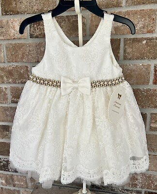 #ad #ad American Princess Little Girls White Lace Special Occasion Dress Size 24M $28.00