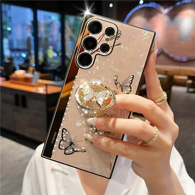 #ad Shockproof Bling Case Cute Cover For Samsung S23 S24 Ultra A15 A14 A32 A13 S22 $9.98