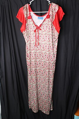 Power Vintage Floral Medium Long Women#x27;s Dress $15.00