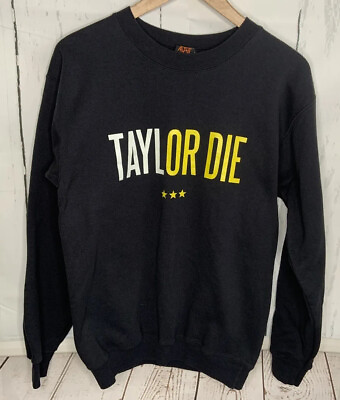 TAYL OR DIE Adapt Sweatshirt Black Teens Small $28.50