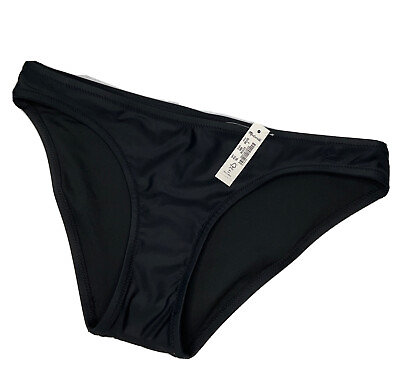 #ad Madewell Bikini Bottom Classic Second Wave Black MD330 Sz SMALL NWT $19.99