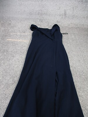 Lulus A Line Dress Womens Size M Navy Blue Long Sleeveless $14.99