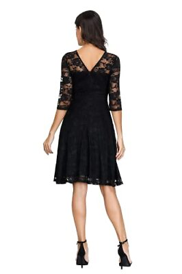 #ad JASAMBAC Womens Vintage Floral Lace Party Cocktail Dress Midi Formal Dresses for $7.99