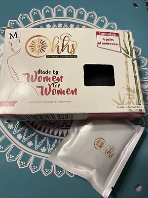 #ad Ohhs women’s Bikini Disposable Underwear for Travel Hospital Stays size med 3 pr $11.00