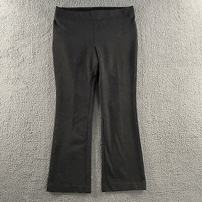 Simply Vera Wang Womens Pants Gray Size Large Polyester Blend Stretch Pull On $19.49