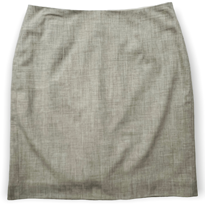 #ad Banana Republic Skirt Womens Size 4 Gray Pencil Mini Modern Career Lined $15.98