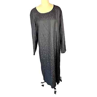 #ad Eileen fisher woman vintage sheath maxi dress size 1x lagenlook $54.00