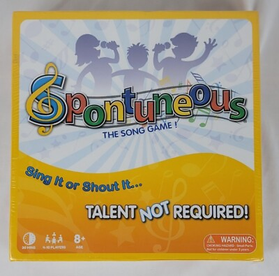 Spontuneous The Party Song Game Board Game $11.99