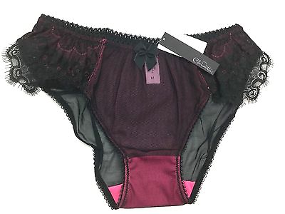 Claudette En Dentelle Intense Neon Pink Bikini Panties Briefs Panty Hot Lingerie $11.99