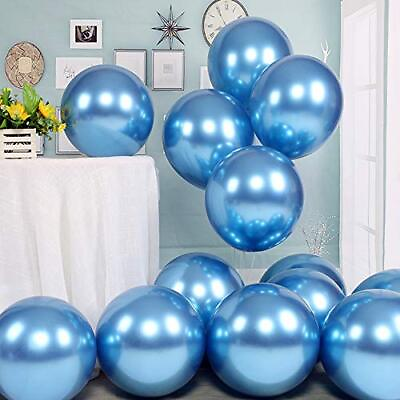 Chrome Metallic Balloons For Party 50 Pcs 12 Inch Thick Latex Balloons For Birth $17.90