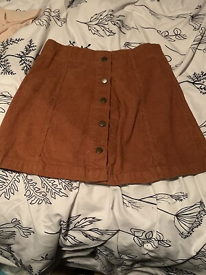 #ad Brown Mini Skirt Small $5.00