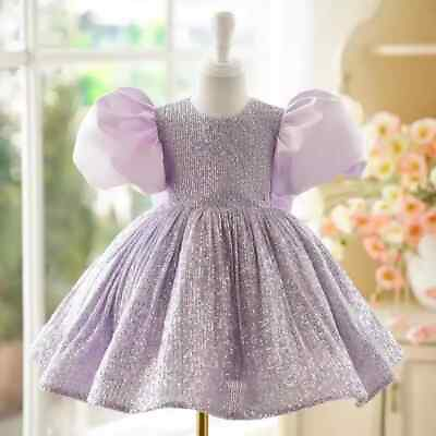 #ad Children#x27;s Princess Ball Gown Wedding Birthday Party Girls Sequined Dresses $80.40