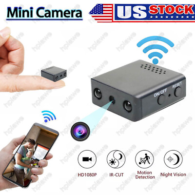 Mini Spy Camera WIFI 1080P HD Hidden IP Motion Night Vision Security Nanny Cam $17.99