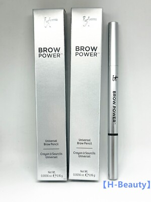 #ad IT COSMETICS BROW POWER UNIVERSAL TAUPE EYEBROW PENCIL 0.16g0.16g Two Packs $19.25