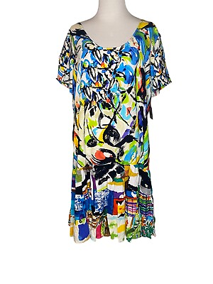 #ad Jams World Hattie Dress Candy Pop Print Sundress Large Made in USA NWT $89.00