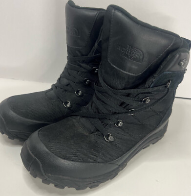 #ad black north face boots $77.00