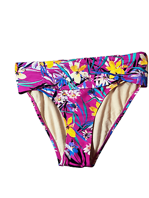 #ad NWT Swimsuits for All Floral High Waisted Swim Bottom Size 10 $15.00