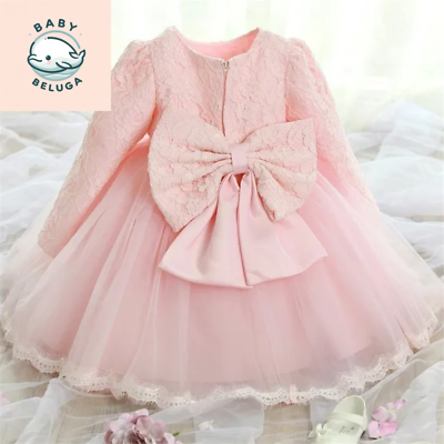 #ad Baby Girl Dress Party Dresses for Girls 1 Year Birthday Princess Wedding Dress L $25.44